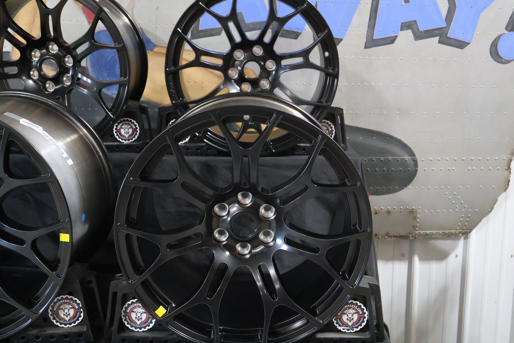 1WR18RXFAA 1WR19RXFAA NEW OEM 2013-2017 DODGE VIPER SIDEWINDER II WHEELS MATTE