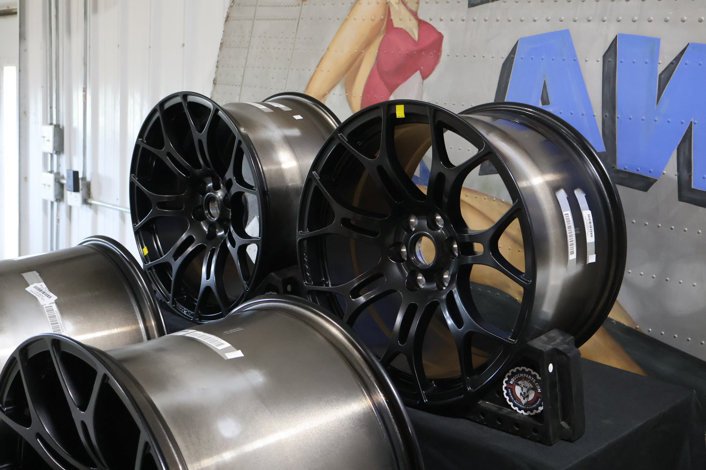 1WR18RXFAA 1WR19RXFAA NEW OEM 2013-2017 DODGE VIPER SIDEWINDER II WHEELS MATTE