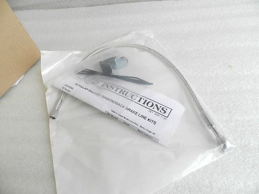 42377-07 NEW OEM HARLEY-DAVIDSON DIAMOND BACK BRAKE LINE 19" UPPER