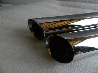 80500-07 NEW OEM 2007 HARLEY-DAVIDSON FLSTN SOFTAIL DELUXE SCREAMIN EAGLE SLASH CUT MUFFLERS