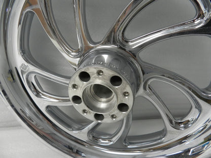 42191-07 NEW OEM 2007 AND NEWER HARLEY-DAVIDSON SOFTAIL BLADE CHROME FRONT WHEEL