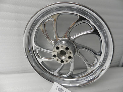 42191-07 NEW OEM 2007 AND NEWER HARLEY-DAVIDSON SOFTAIL BLADE CHROME FRONT WHEEL