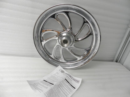 42191-07 NEW OEM 2007 AND NEWER HARLEY-DAVIDSON SOFTAIL BLADE CHROME FRONT WHEEL