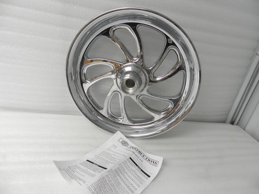 42191-07 NEW OEM 2007 AND NEWER HARLEY-DAVIDSON SOFTAIL BLADE CHROME FRONT WHEEL