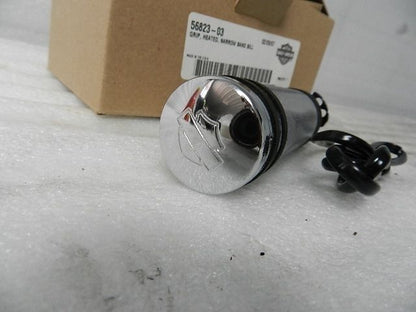 56823-03 NEW OEM HARLEY-DAVIDSON BILLET HEATED NARROW BAND GRIP RIGHT