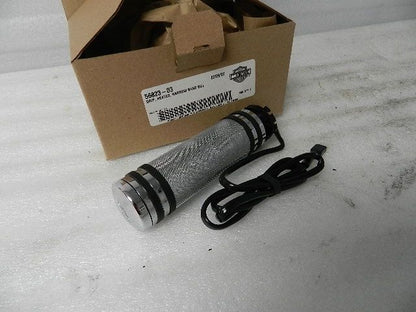 56823-03 NEW OEM HARLEY-DAVIDSON BILLET HEATED NARROW BAND GRIP RIGHT