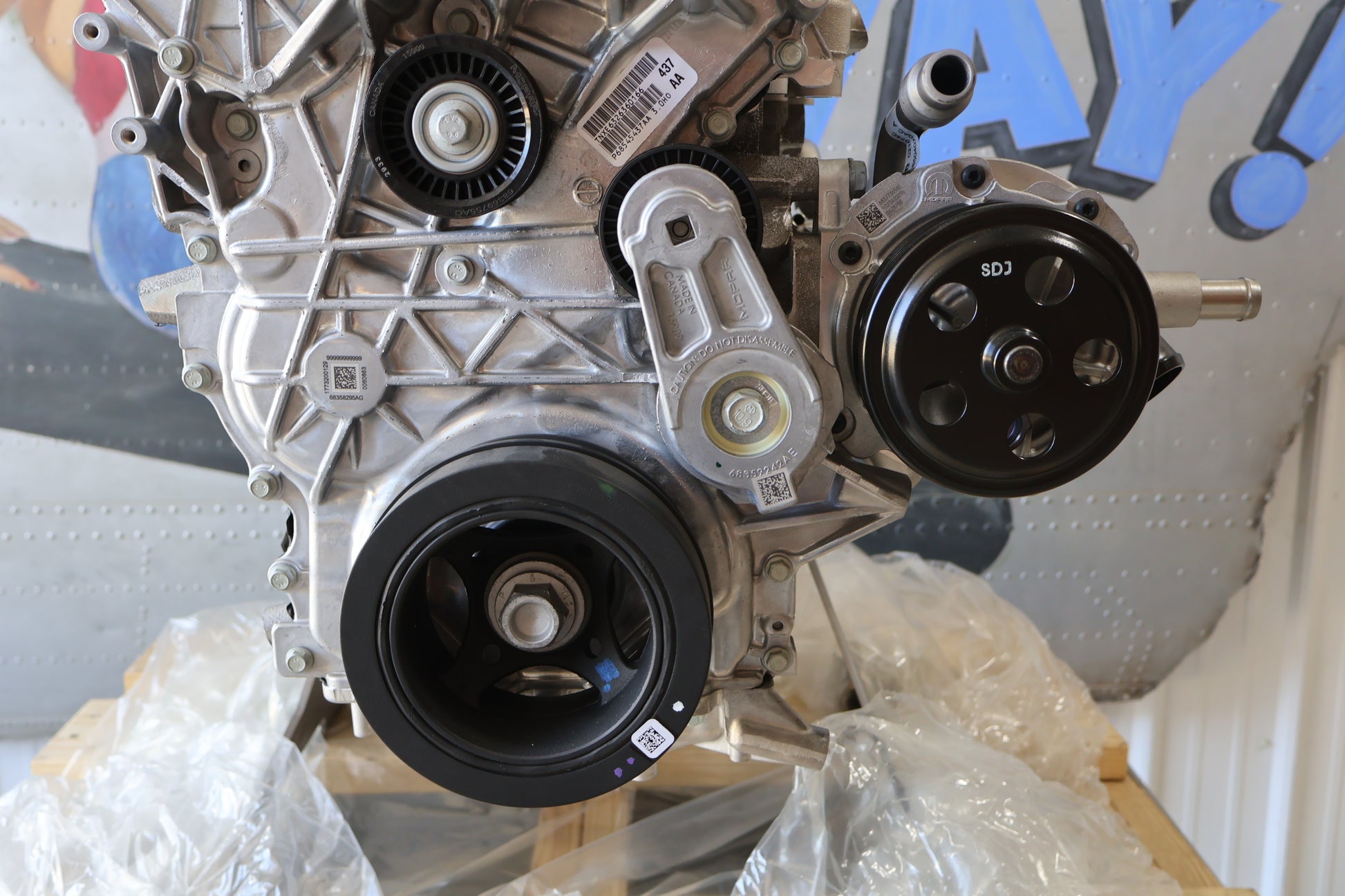 P5160622AA NEW OEM MOPAR HURRICRATE CAT 3 CRATE LONG BLOCK