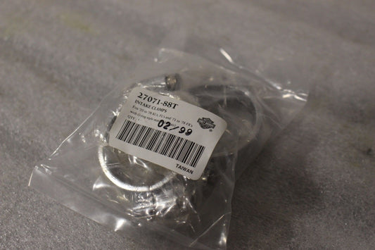 27071-88T NEW OEM 1955-1978 HARLEY-DAVIDSON XL FX INTAKE CLAMPS
