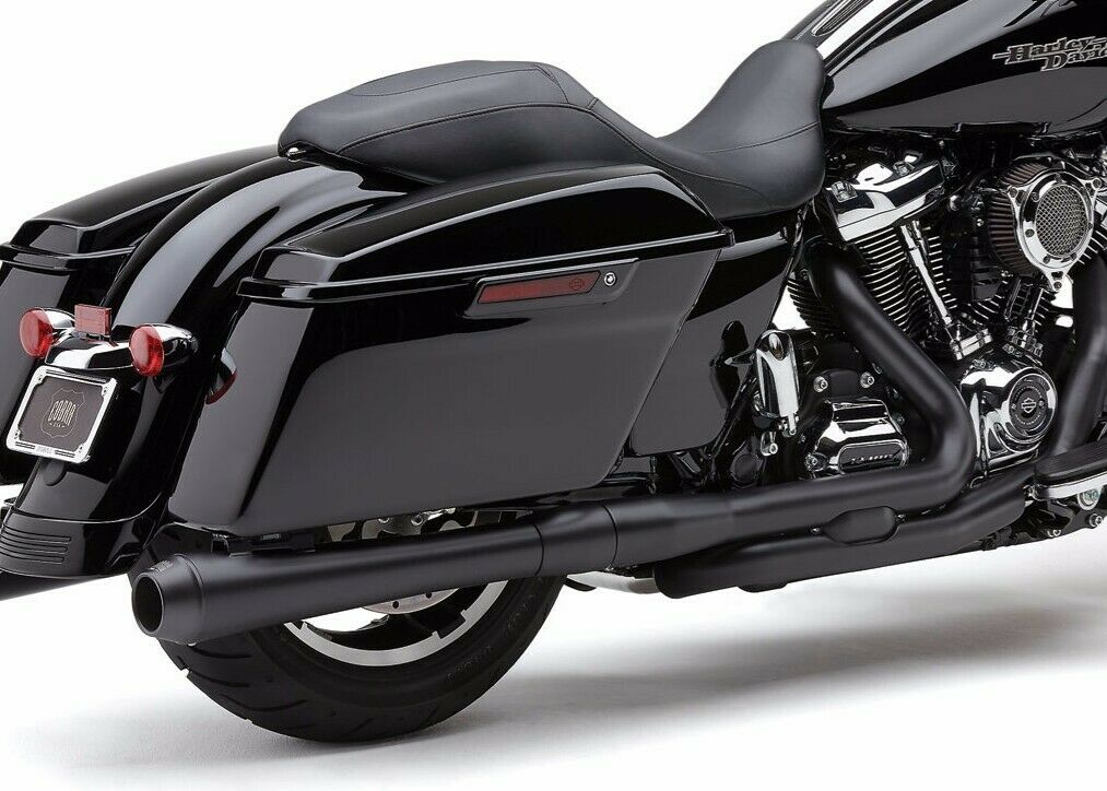 6208RB NEW COBRA EL DIABLO 4" SLIP ON MUFFLERS FITS 2017-2025 HARLEY TOURING
