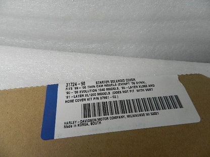 31724-98 NEW OEM HARLEY-DAVIDSON STARTER SOLENOID COVER TC EVO SPORTSTER TOURING