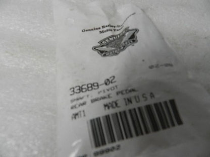33689-02 NEW OEM 2002-2004 HARLEY-DAVIDSON FXDP REAR BRAKE PEDAL PIVOT SHAFT
