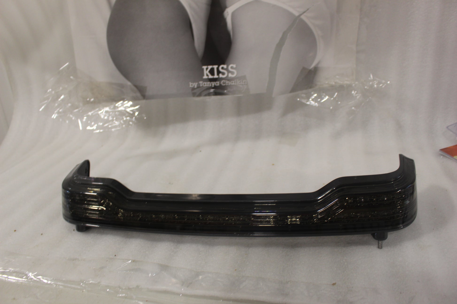 67800564BYZ NEW OEM 2014-2025 HARLEY-DAVIDSON TOURING TOUR PACK BEZEL CHARCOAL SLATE