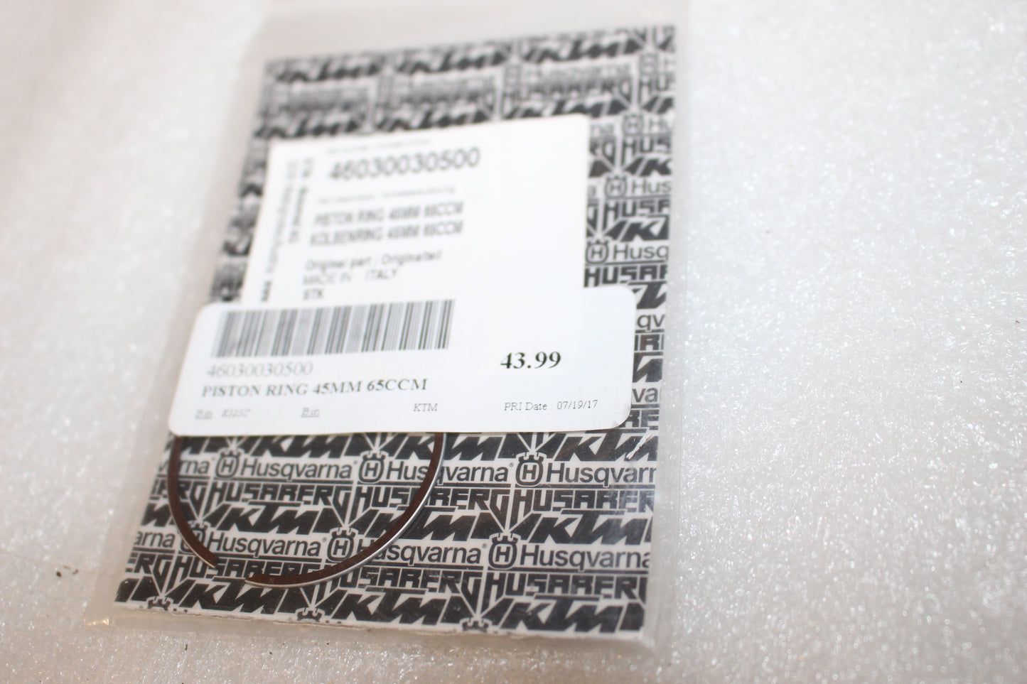 46030030500 NEW OEM 1998-2026 KTM HUSQVARNA GAS GAS 65CC PISTON RING