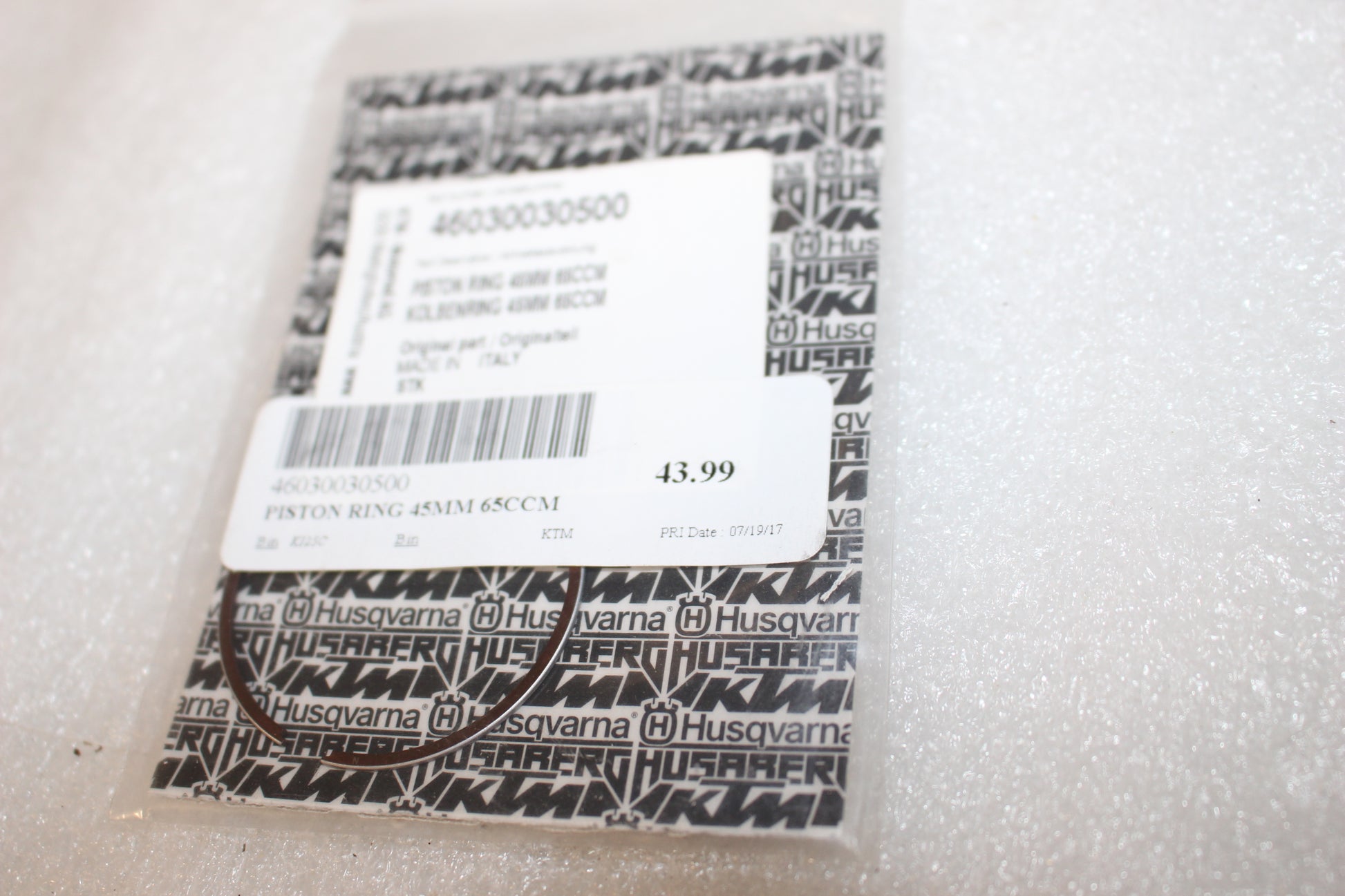 46030030500 NEW OEM 1998-2026 KTM HUSQVARNA GAS GAS 65CC PISTON RING