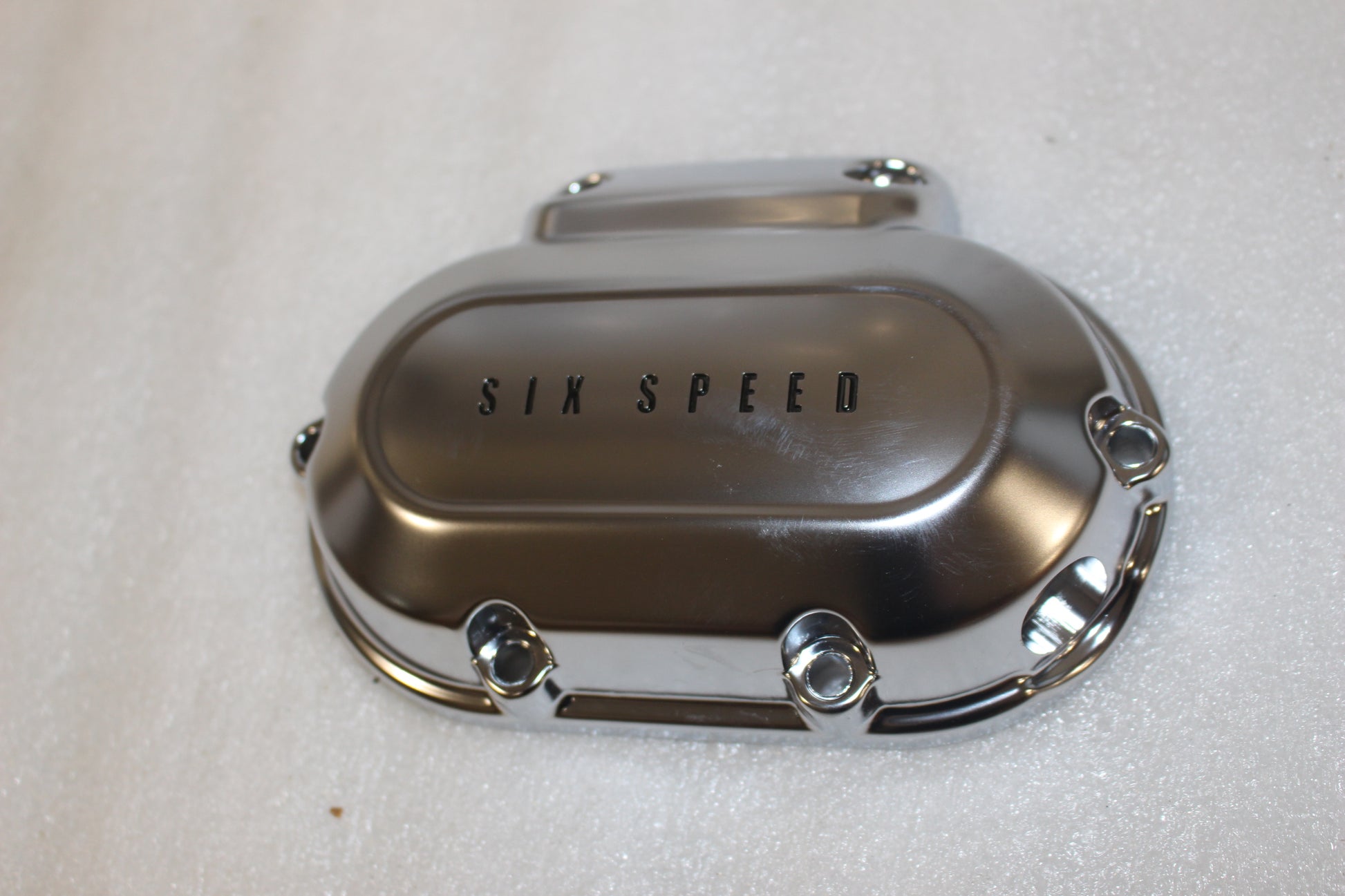 37186-10 NEW OEM 2007-2016 HARLEY-DAVIDSON SATIN CHROME TRANS COVER 6-SPEED SOFTAIL DYNA TOURING