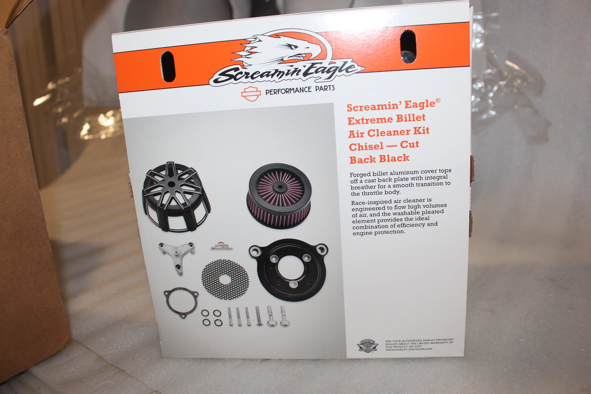 NEW OEM HARLEY CHIZEL AIR CLEANER 29400123