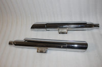 
              1801-1248 NEW VANCE & HINES TWIN SLASH ROUND MUFFLERS FITS 2018-2020 HARLEY
            