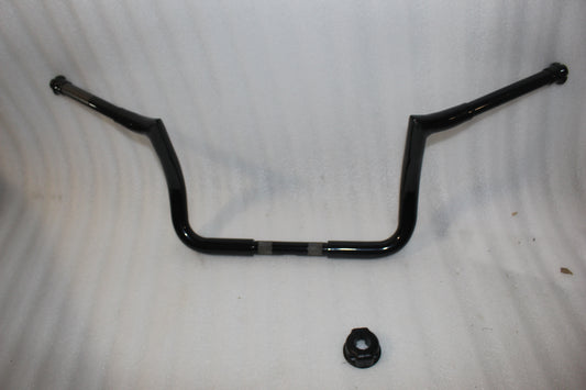 LA-7352-10B NEW LA CHOPPERS PRIME APE 10" BLACK HANDLEBARS FITS HARLEY