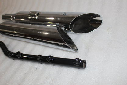 80339-00A NEW OEM 2000-2005 HARLEY-DAVIDSON SOFTAIL SCREAMIN EAGLE II MUFFLERS