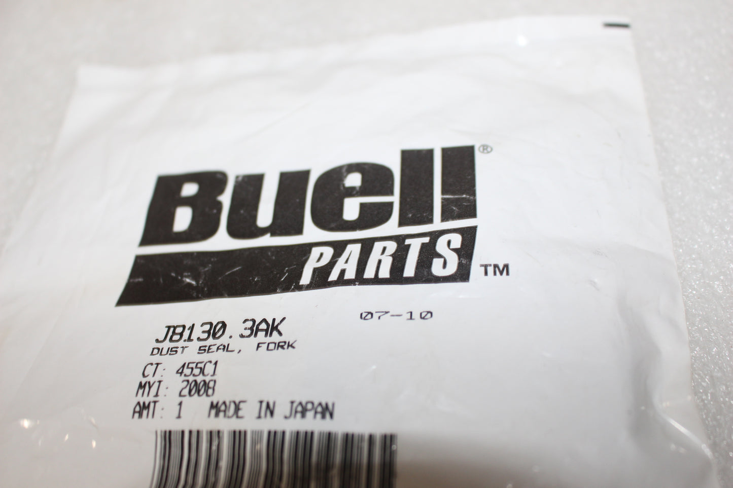 J8130.3AK NEW OEM 2008-2010 BUELL FORK DUST SEAL 1125R/CR XB12X/P