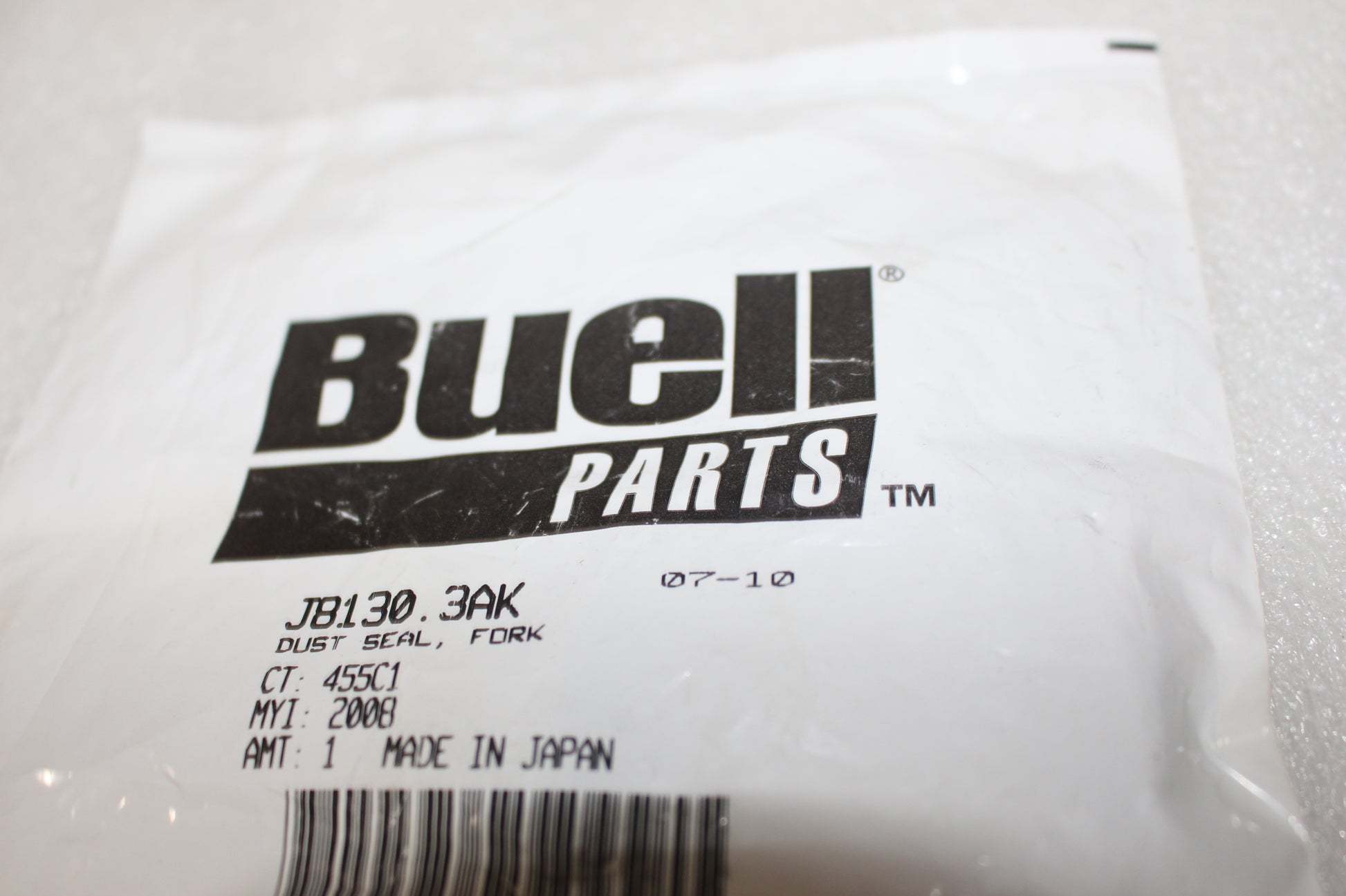 J8130.3AK NEW OEM 2008-2010 BUELL FORK DUST SEAL 1125R/CR XB12X/P