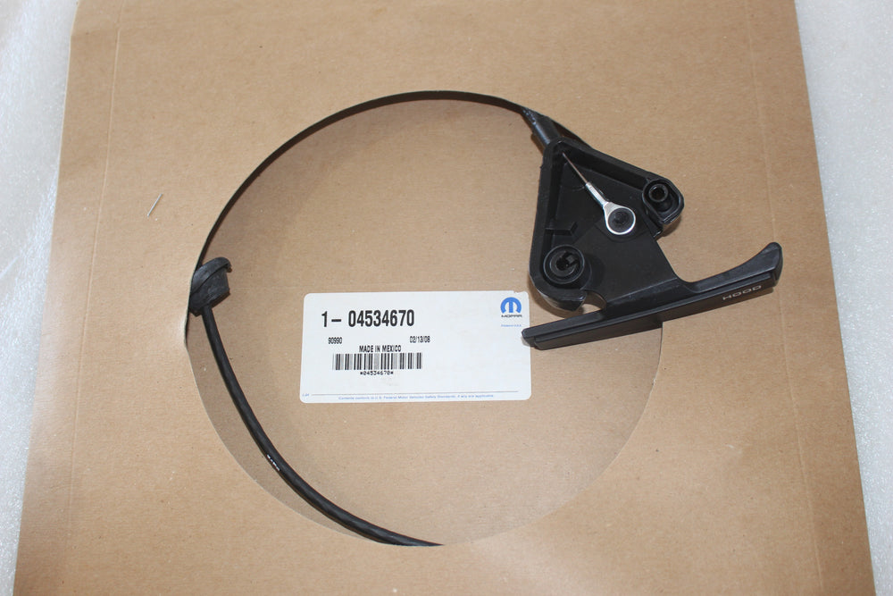 NEW NOS OEM DODGE RELEASE ASSY HOOD LATCH RELEASE 4534670