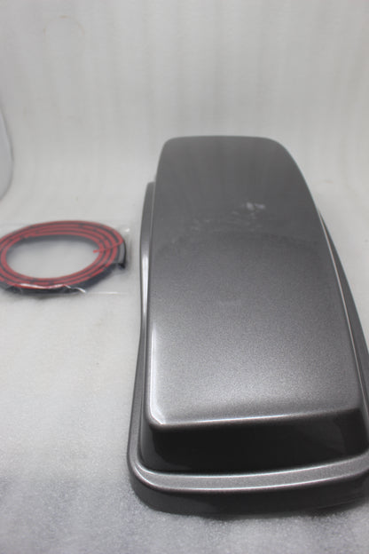 90201056DZP NEW OEM 2014-2023 HARLEY-DAVIDSON TOURING RT SADDLEBAG LID BILLET SILVER