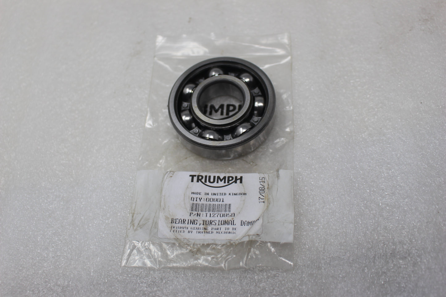 T1270850 NEW OEM 2008-2015 TRIUMPH ROCKET 3 BEARING TORSIONAL DAMPER