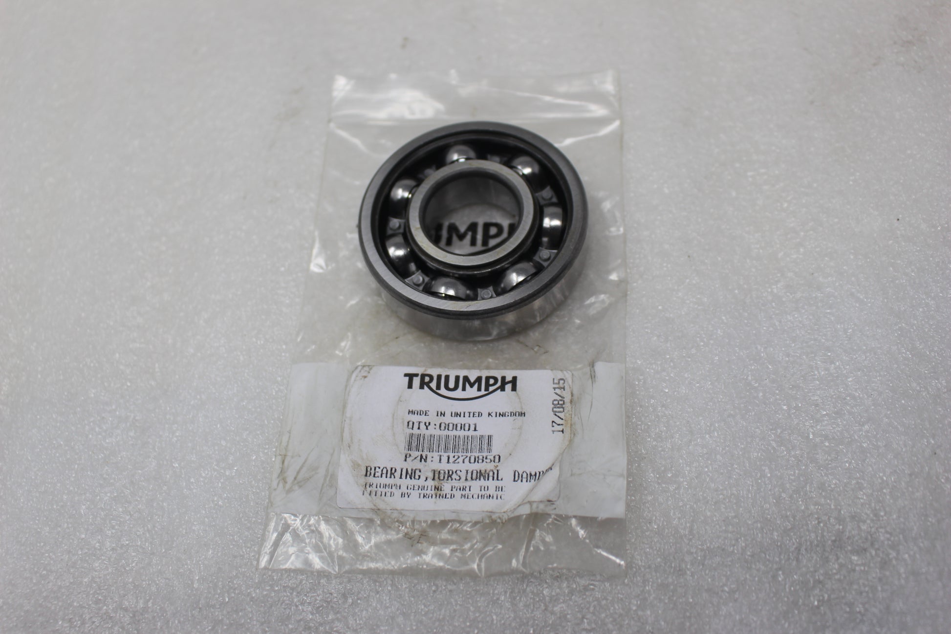 T1270850 NEW OEM 2008-2015 TRIUMPH ROCKET 3 BEARING TORSIONAL DAMPER
