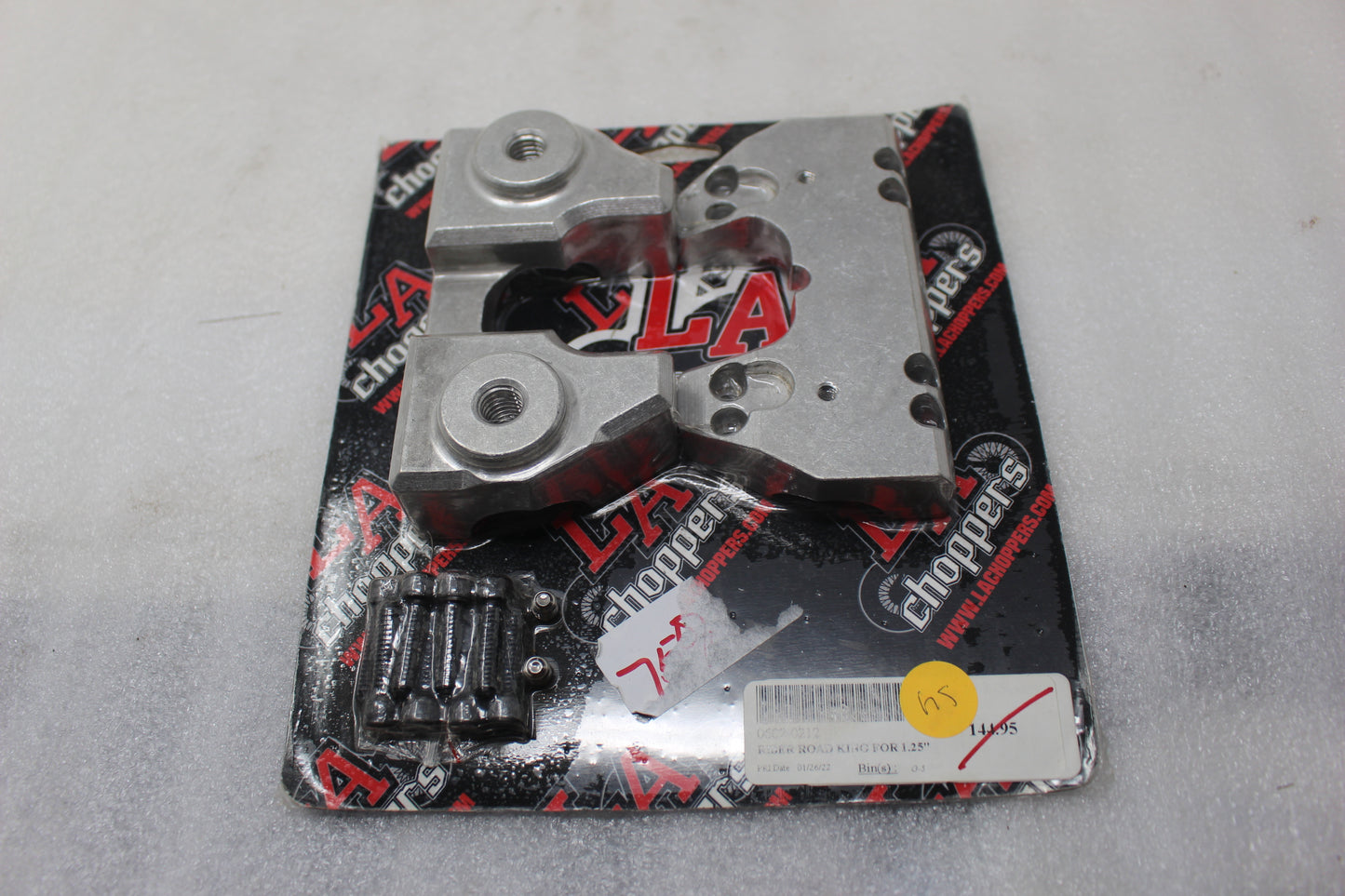 0602-0212 NEW LA CHOPPERS RISER CLAMP KIT FITS 1994-2013 HARLEY FLHR ROADKING
