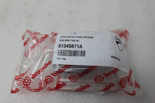 61340871A NEW OEM 2009-2012 DUCATI MONSTER & SUPER BIKE REAR BRAKE PADS SET