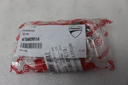 61340901A NEW OEM 2010-2014 DUCATI FRONT BRAKE PADS PAIR DIAVEL STREET FIGHTER