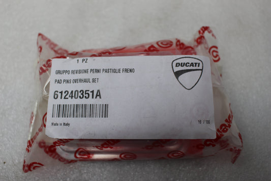 61240351A NEW OEM 2006-2010 DUCATI SPORT CLASSIC 1000 PAD PINS OVERHAUL SET