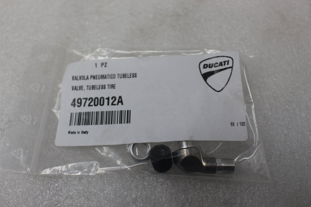 49720012A NEW OEM DUCATI VALVE, TUBELESS TIRE