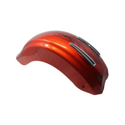 59500087DQI NEW OEM HARLEY-DAVIDSON FENDER, REAR, HDI, TRIBAL ORANGE FLHRSE