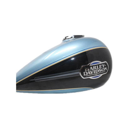 61356-08CGY NEW OEM 2008-2023 HARLEY-DAVIDSON GAS TANK SUEDE BLUE PEARL/B FLHTCU