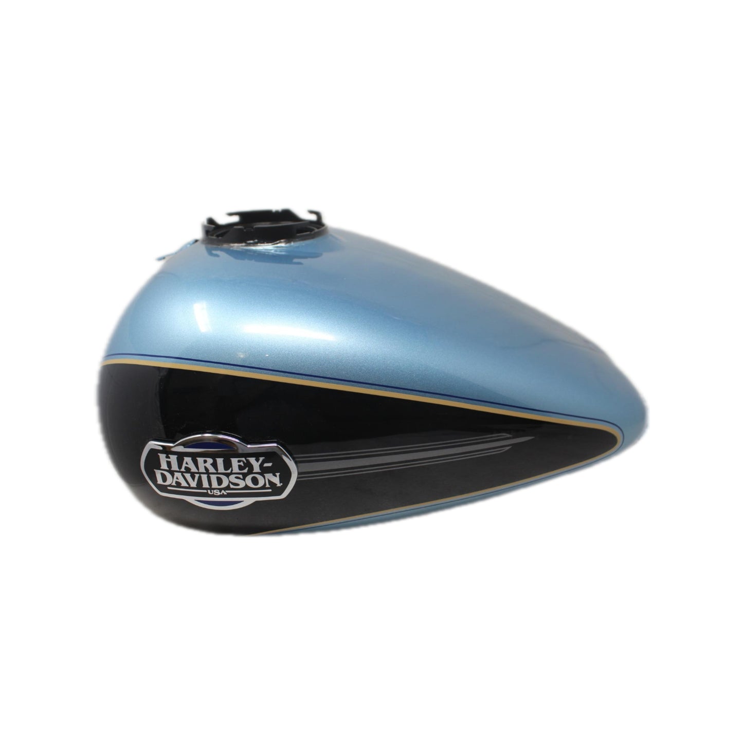 61356-08CGY NEW OEM 2008-2023 HARLEY-DAVIDSON GAS TANK SUEDE BLUE PEARL/B FLHTCU