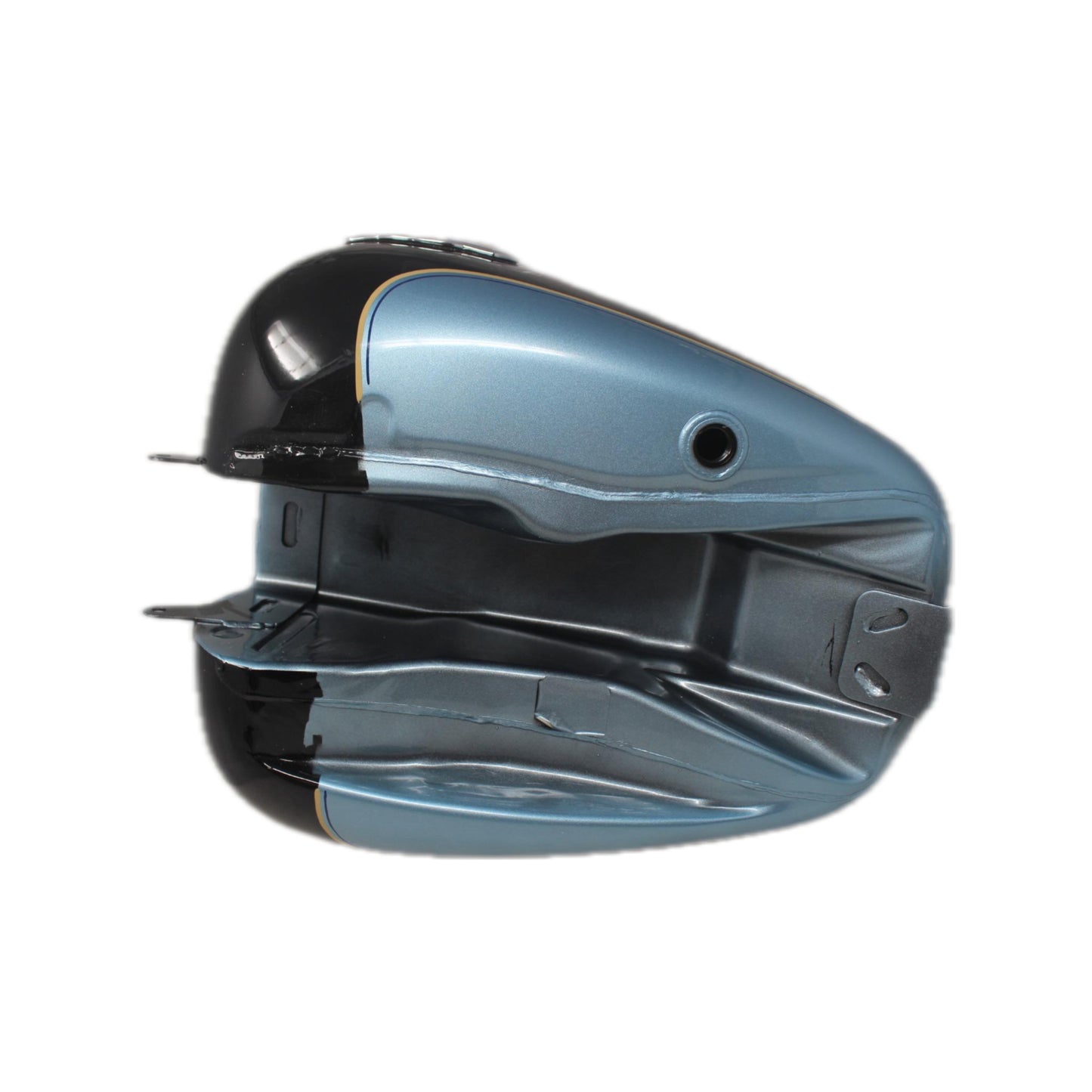 61356-08CGY NEW OEM 2008-2023 HARLEY-DAVIDSON GAS TANK SUEDE BLUE PEARL/B FLHTCU