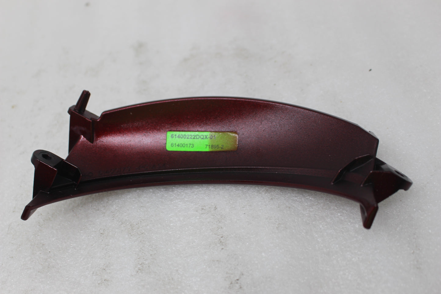 61400222DQX NEW OEM HARLEY-DAVIDSON CVO RIGHT BEZEL BURGUNDY BLAZE, FLTRUSE