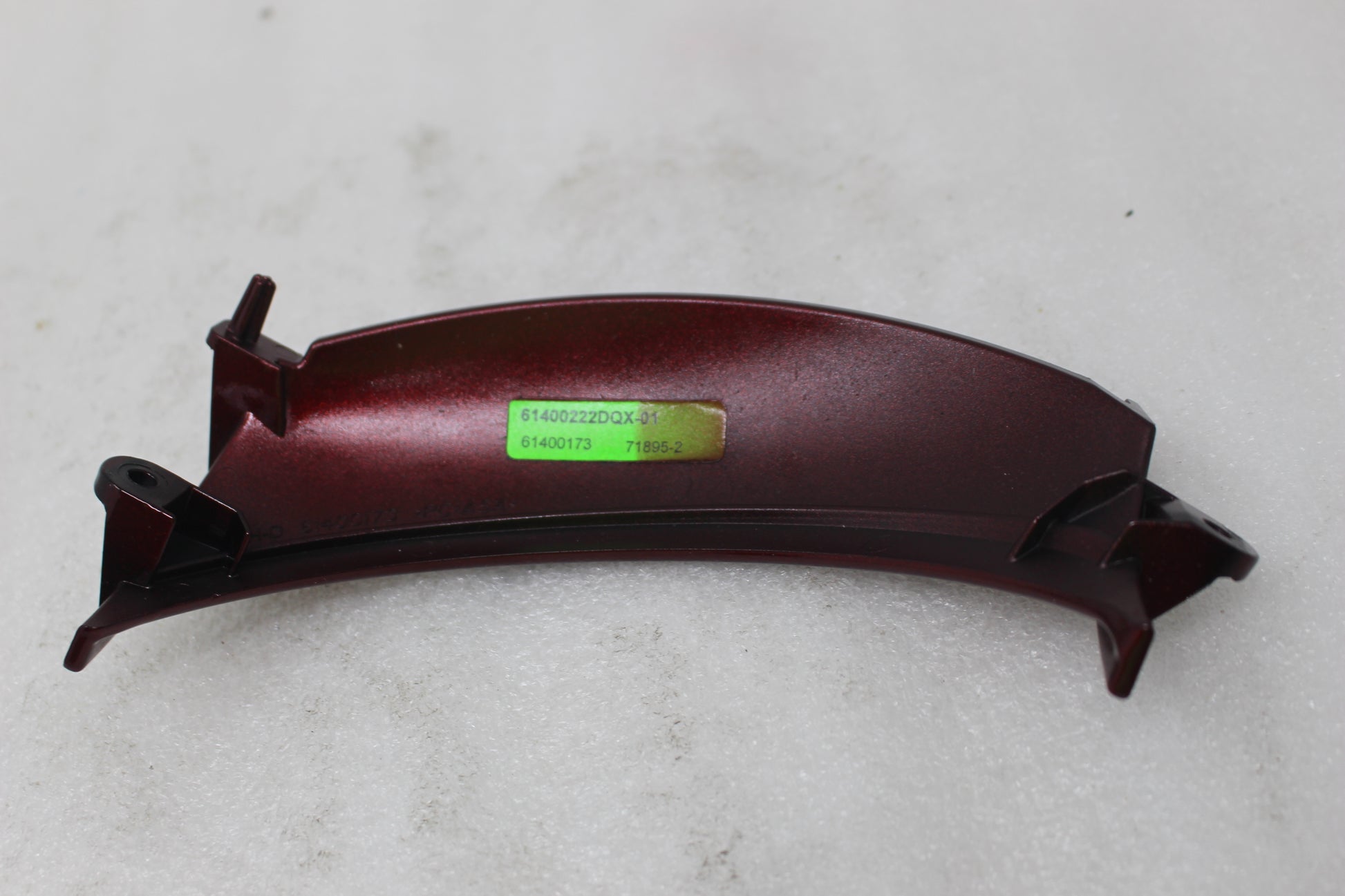 61400222DQX NEW OEM HARLEY-DAVIDSON CVO RIGHT BEZEL BURGUNDY BLAZE, FLTRUSE