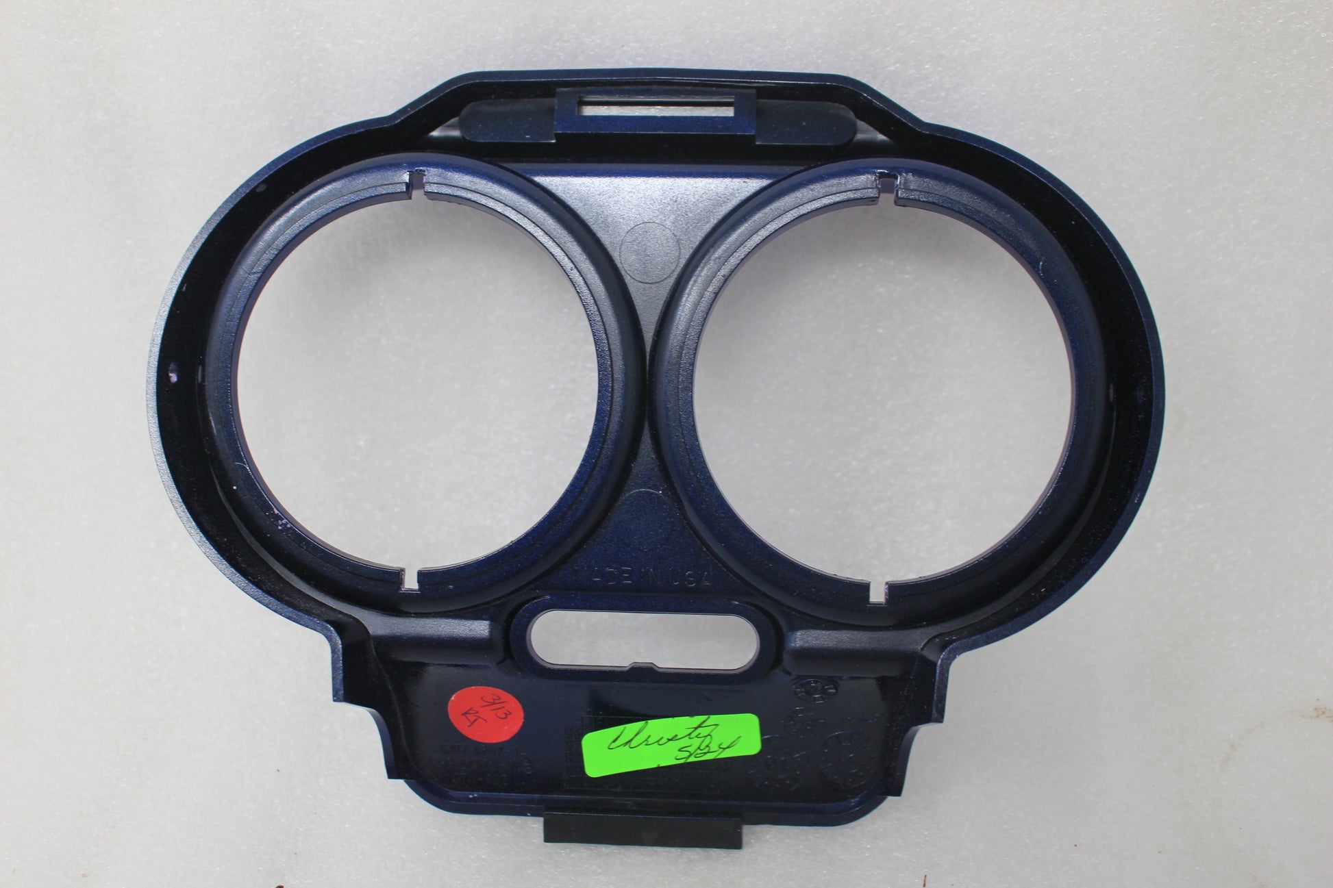 57000196BKO NEW OEM HARLEY-DAVIDSON CVO SPEEDO/TACH HOUSING CANDY COBALT FLTRXSE