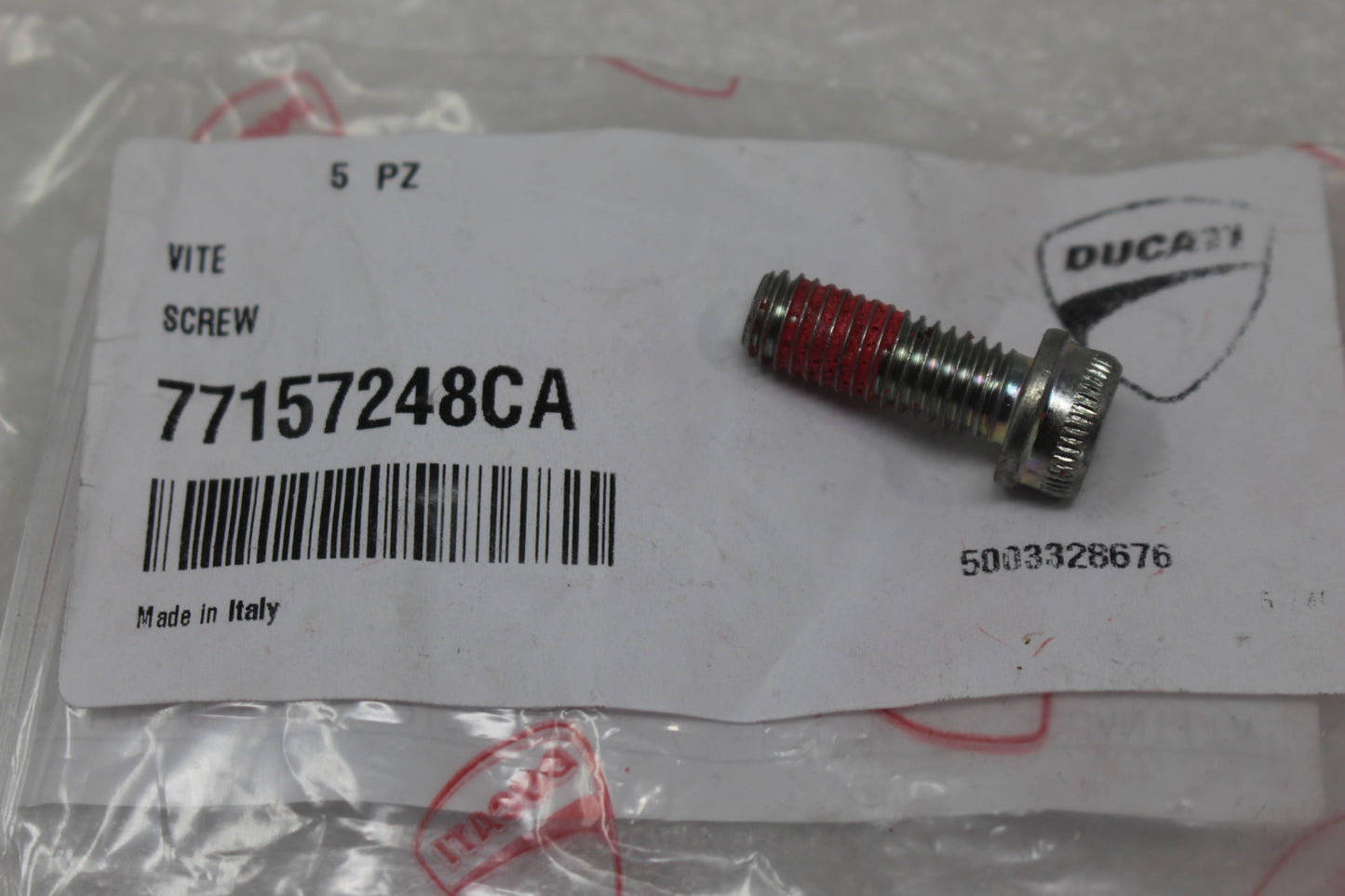 77157248CA NEW OEM 2017-2025 DUCATI SCREW MONSTER MULTISTRADA