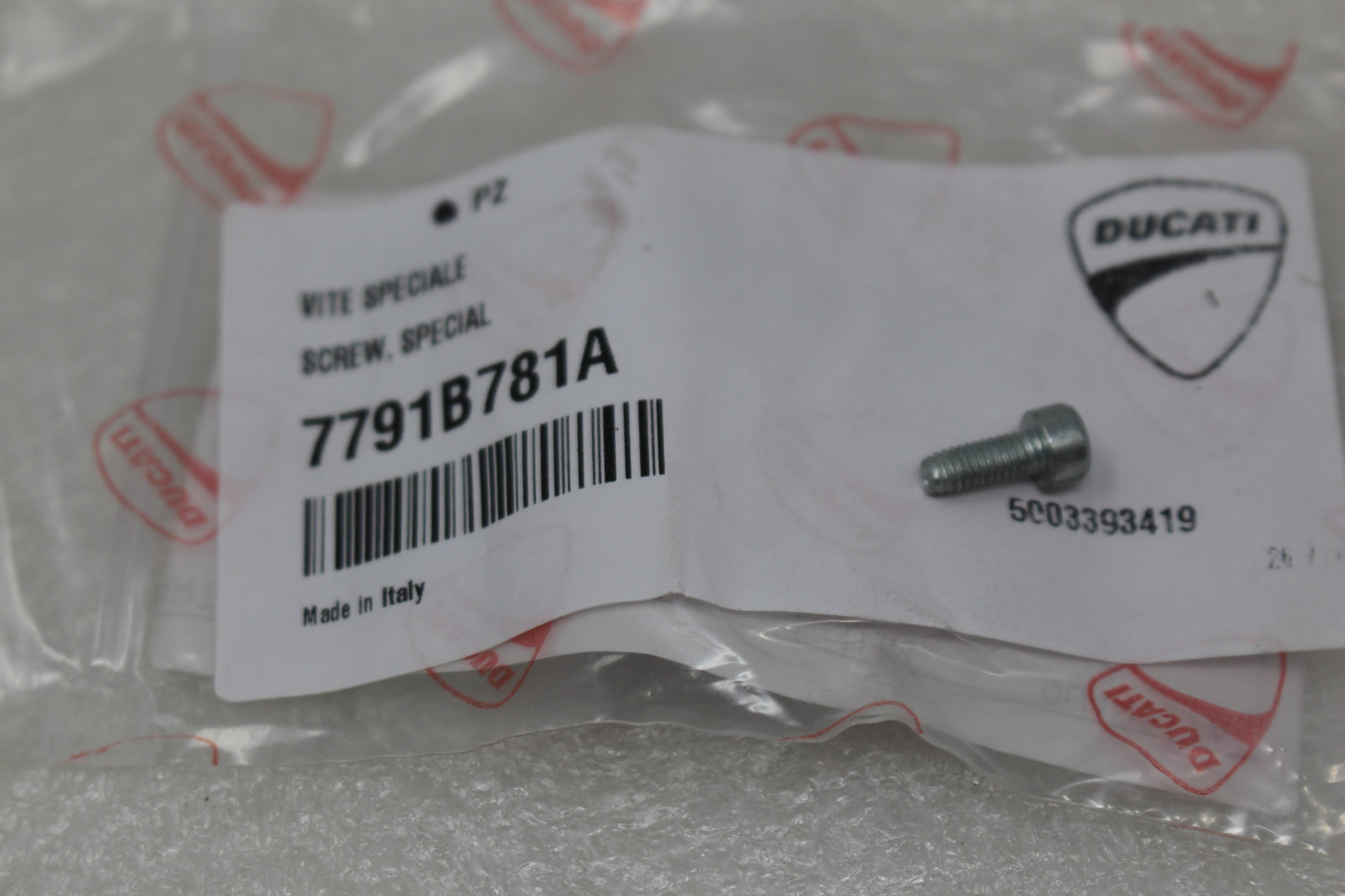 7791B781A NEW OEM 2020-2025 DUCATI SCREW, SPECIAL MULTISTRADA