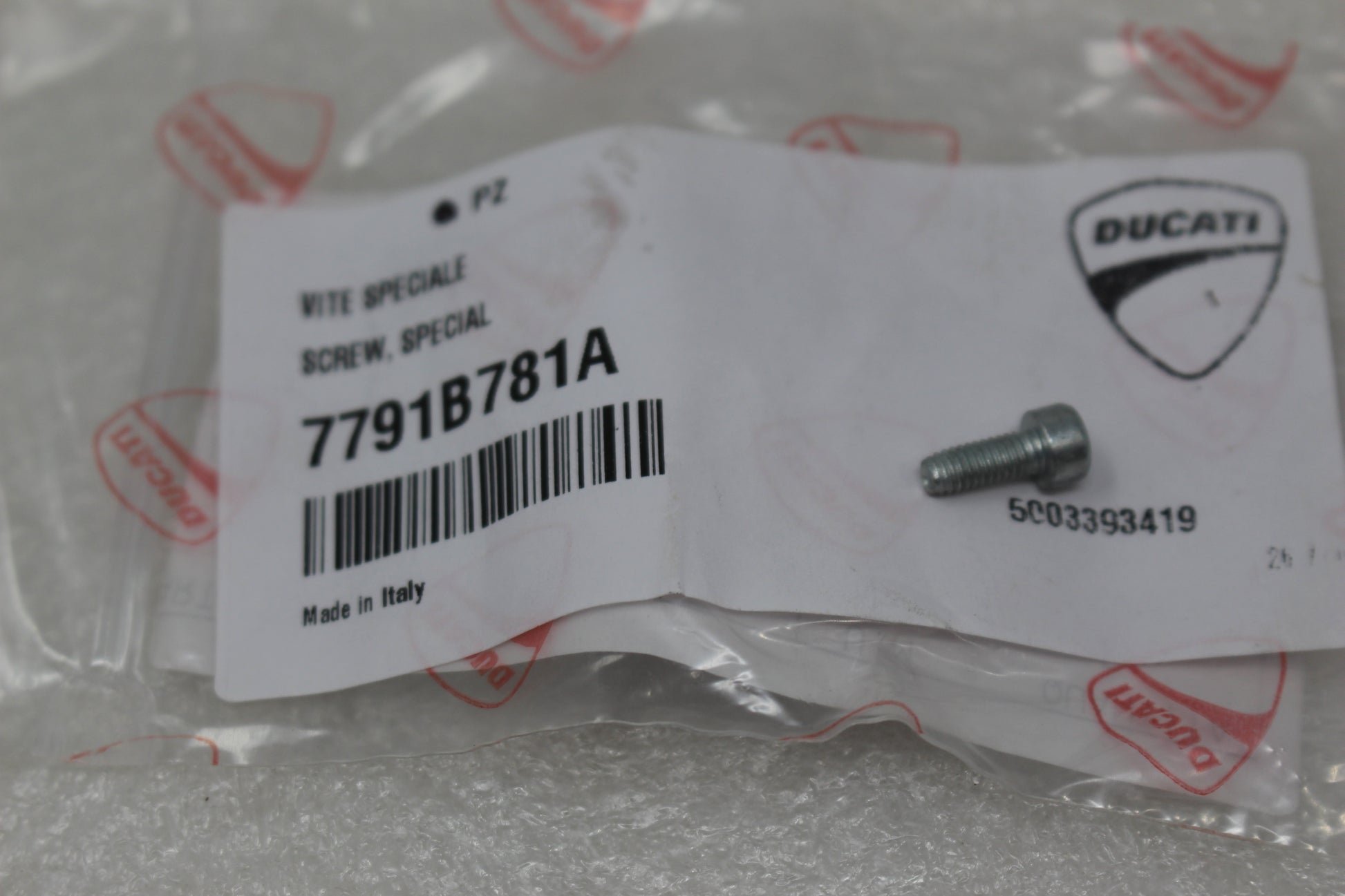 7791B781A NEW OEM 2020-2025 DUCATI SCREW, SPECIAL MULTISTRADA
