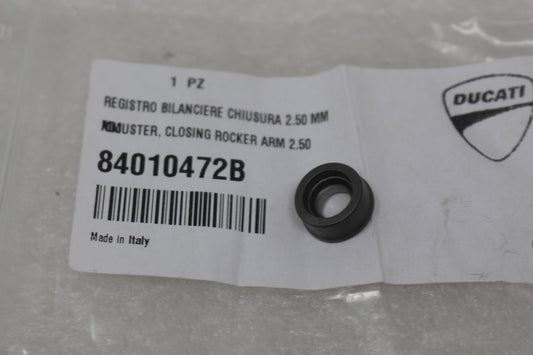 84010472B NEW OEM 2013-2025 DUCATI ADJUSTER, CLOSING ROCKER ARM 2.50MM PANIGALE DIAVEL