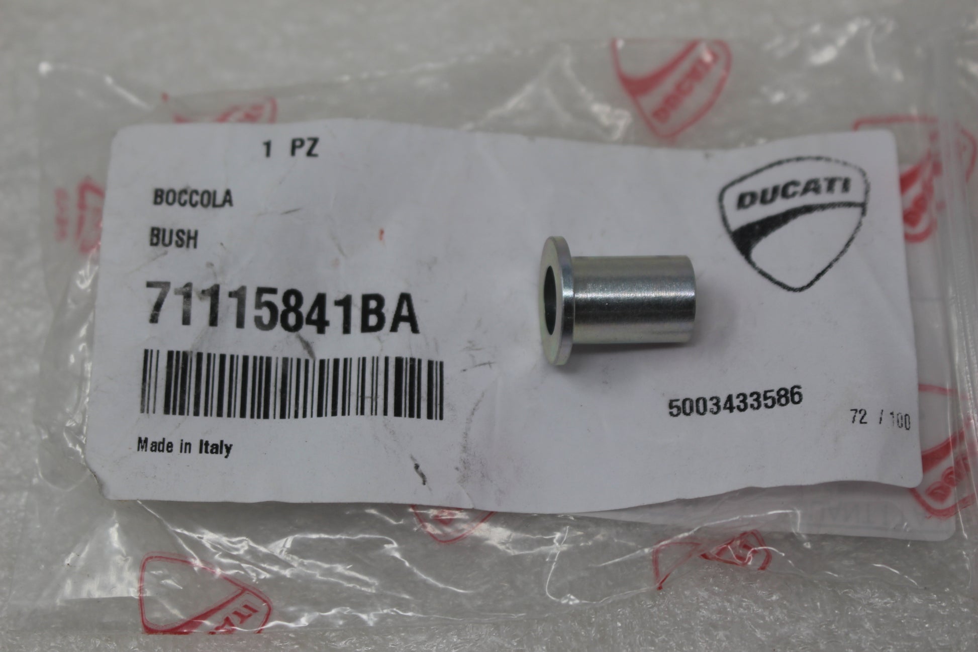 71115841BA NEW OEM 2018-2023 DUCATI SCRAMBLER BUSH SHORT