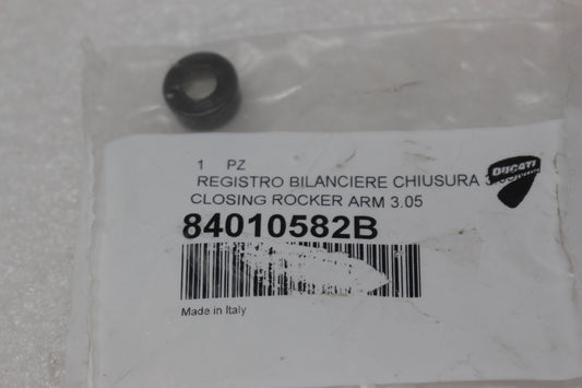 84010582B NEW OEM 2013-2025 DUCATI ADJUSTER, CLOSING ROCKER ARM 3.05MM DIAVEL MONSTER