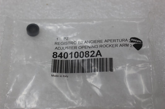 84010082A NEW OEM 2013-2025 DUCATI ADJUSTER, OPENING ROCKER ARM 2.35MM DIAVEL MONSTER
