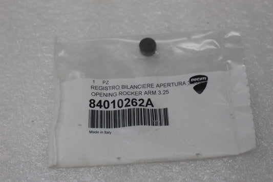84010262A NEW OEM 2013-2025 DUCATI ADJUSTER, OPENING ROCKER ARM 3.25MM DIAVEL MONSTER