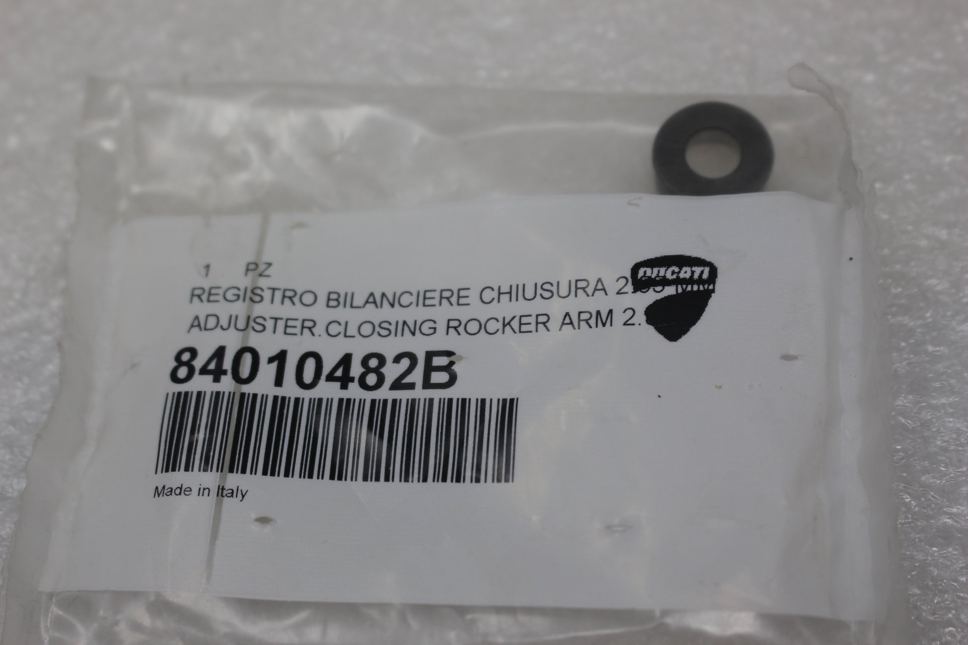 84010482B NEW OEM 2013-2025 DUCATI ADJUSTER, CLOSING ROCKER ARM 2.55MM PANIGALE DIAVEL